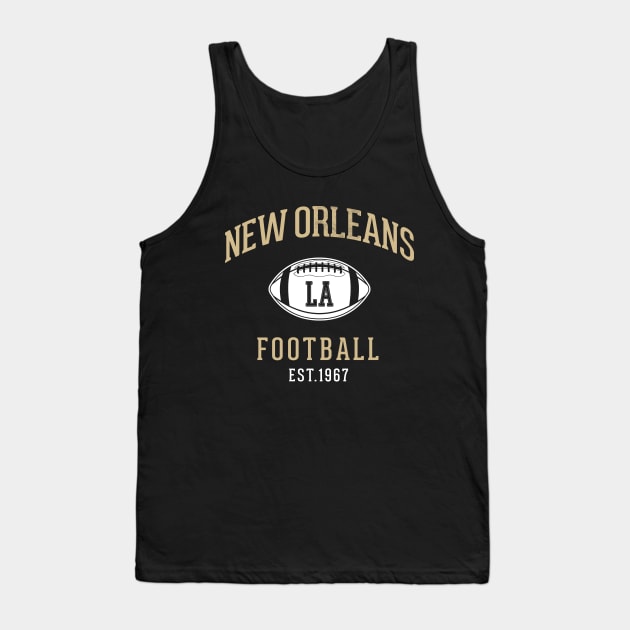 NFL New Orleans Saints Vintage Tailgate Party Tank Top by BooTeeQue